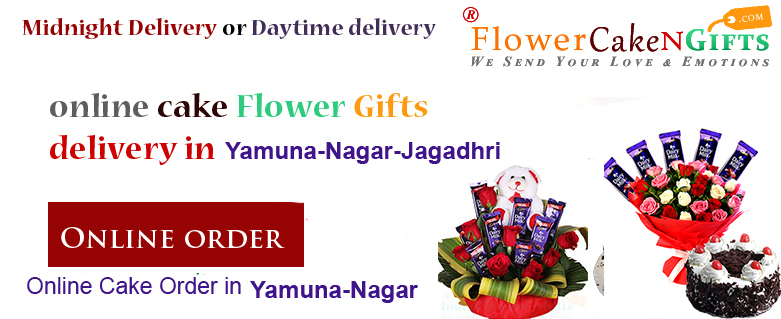 Midnight Anniversary chocolates Teddy Birthday Eggless Cake flower Bouquet delivery to Yamuna-Nagar-Jagadhri city Sameday